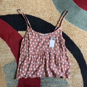 Abercrombie and Fitch Polka Dot Cami Shirt
